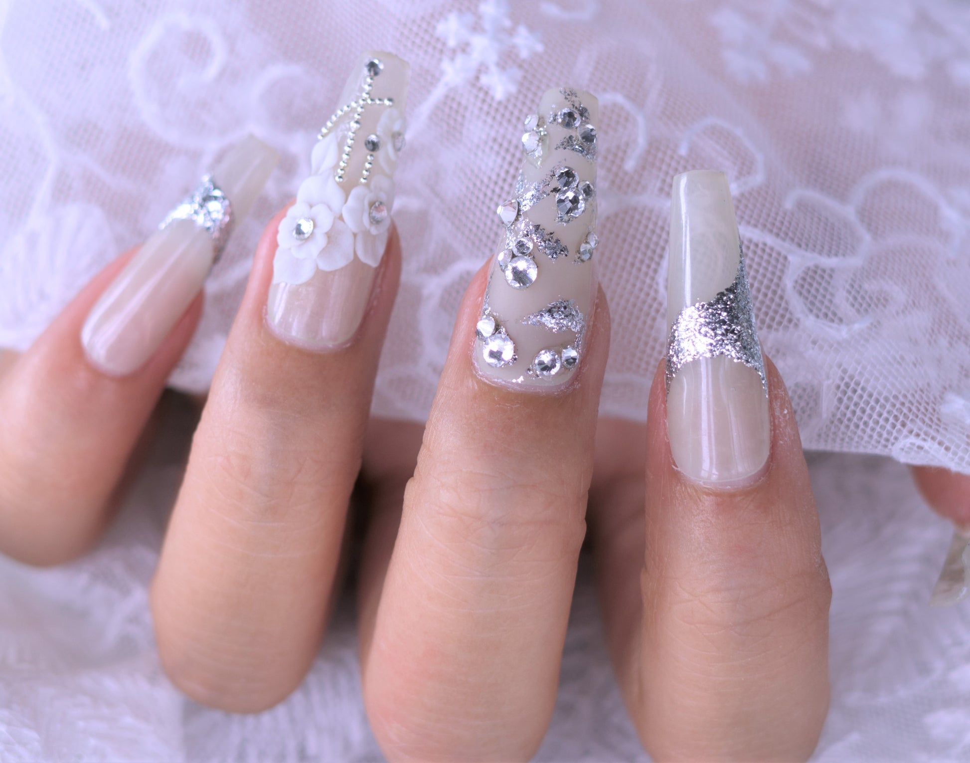 3D Flower Nails